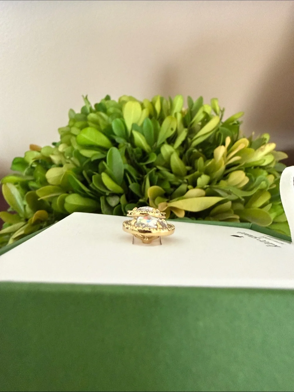 KATE SPADE ♠️ New York 🤍 BRIGHT IDEAS 🤍 HALO CZ STUD EARRINGS 🌟NWT🌟